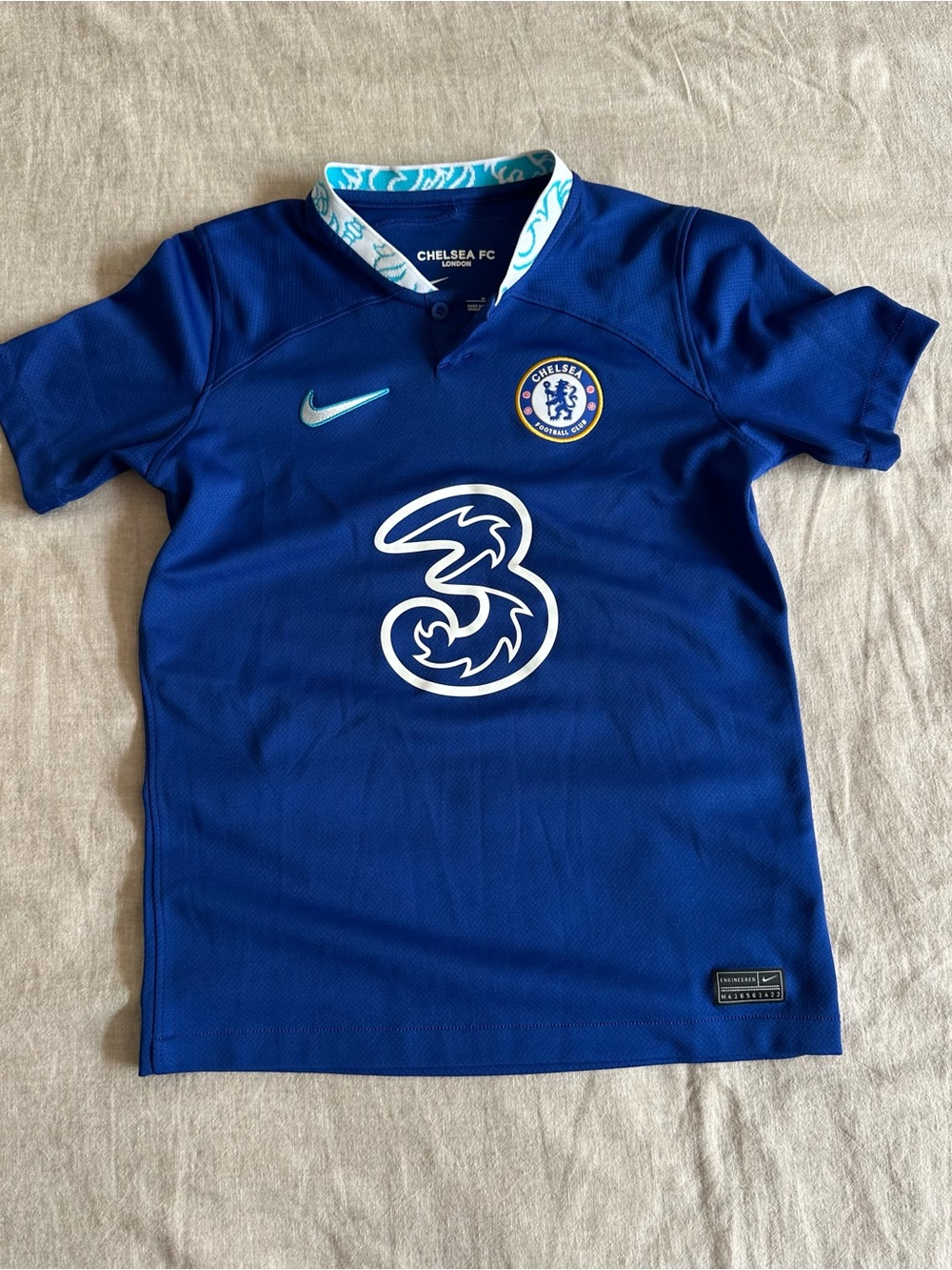 Nike 2022-2023 Chelsea Home Football Soccer T-Shirt Jersey Youth Medium